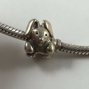 PANDORA Bunny Rabbit Sterling Silver Charm